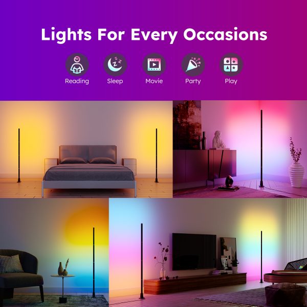 Liuyang RGBIC Smart Floor Lamp