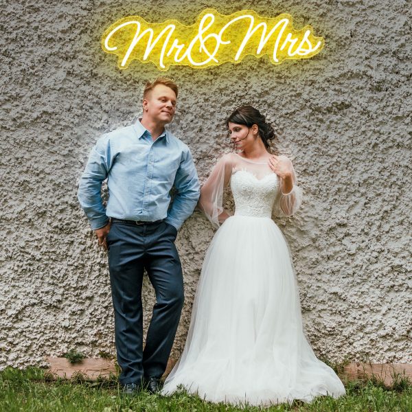 Mr & Mrs Neon Sign
