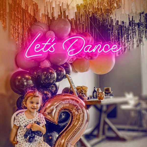 let's dance neon sign
