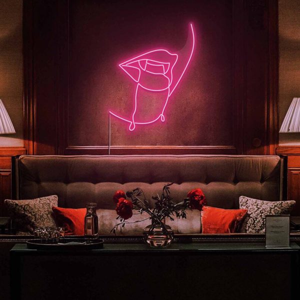 Bloody Vampire Neon Sign