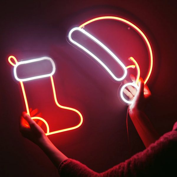 Christmas Stocking Neon Sign