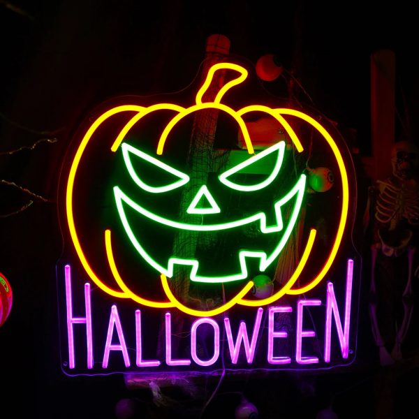 Pumpkin Halloween Neon Sign