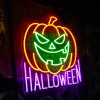 Pumpkin Halloween Neon Sign