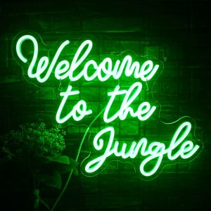 Welcome to the Jungle Neon Sign