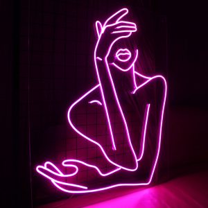 Woman Face Led Neon Sign
