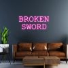 broken sword 5 neon sign