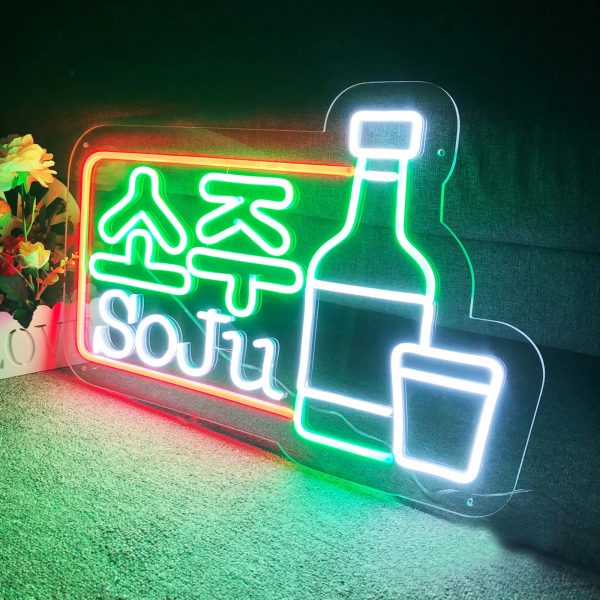 Korea Soju Light Sign