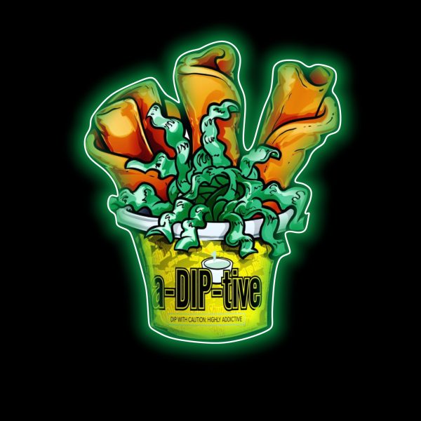 a-DIP-tive Neon Sign design & quote for Julio