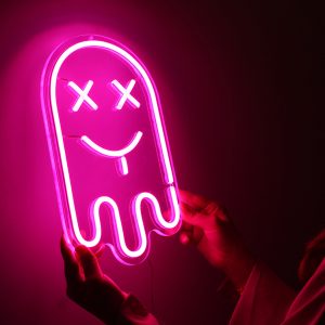 Mini Ghost Neon Sign