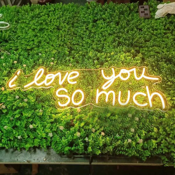 I Love You So Much Neon Sign