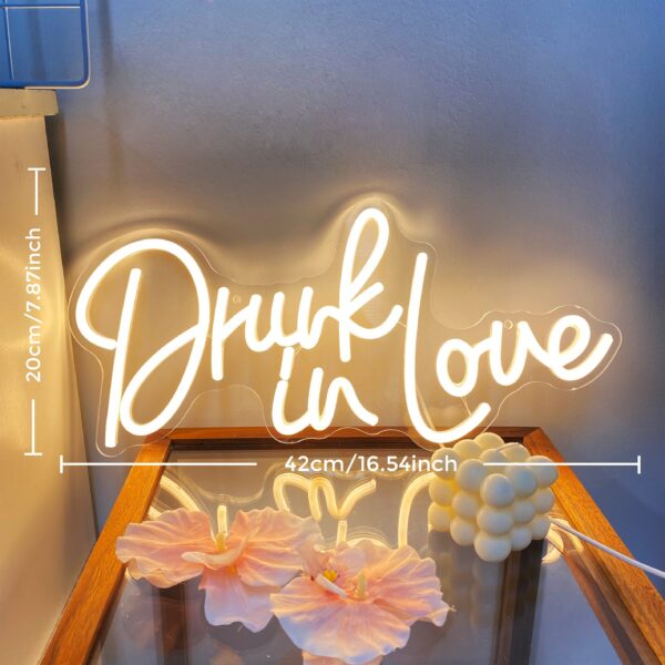 Drunk in Love Neon Sign