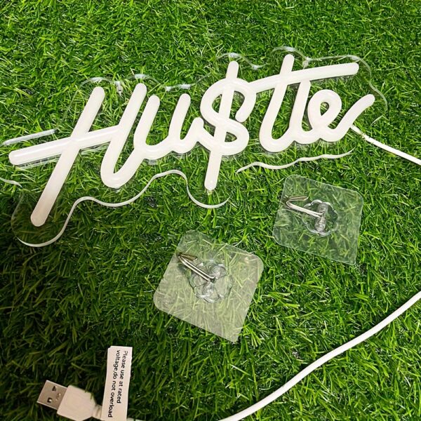 Hustle Neon Sign