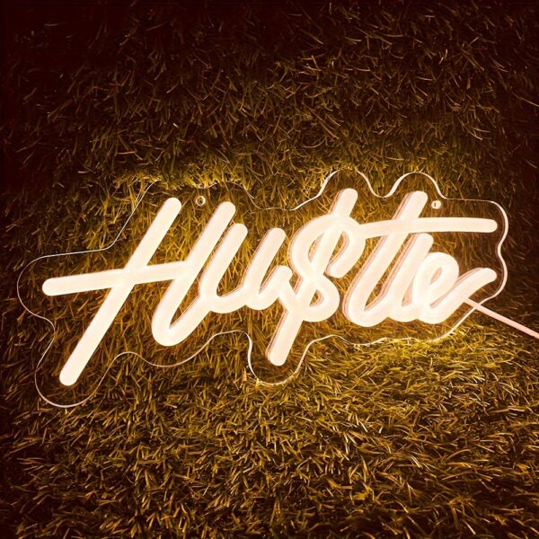 Hustle Neon Sign